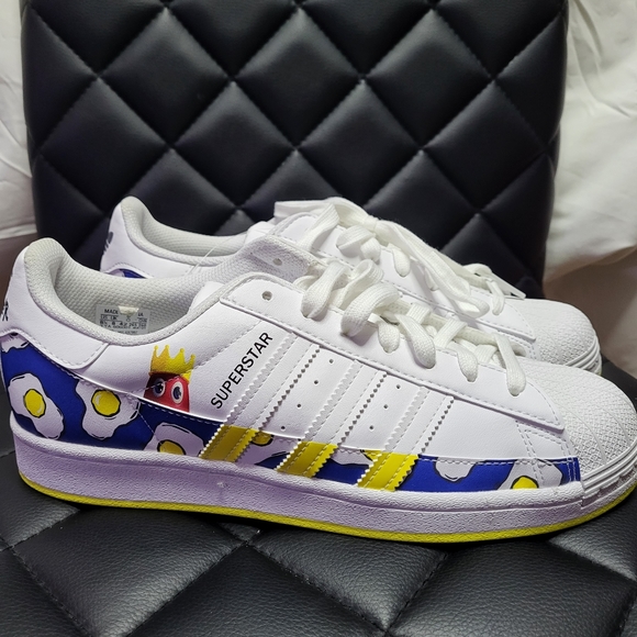 Size 8.5 M - adidas Superstar x Philip Colbert White - Picture 1 of 8